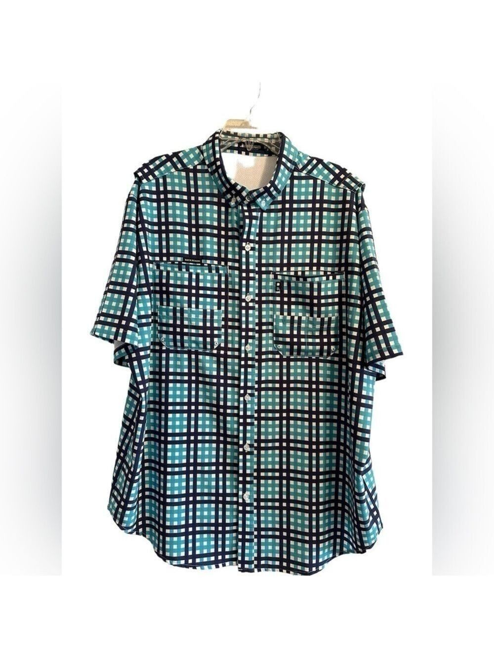 Back Roads Apparel Golf Fishing Cooling Shirt Mens XXL Button-down Pockets